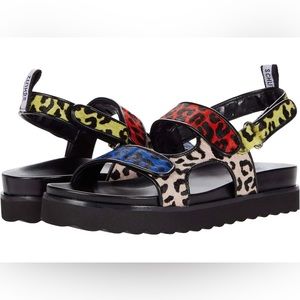 Schutz Animal print sandal